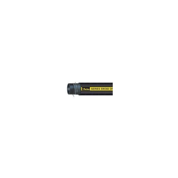 Parker SW360 Dragon Breath Hot Air Hose, 2 in. ID, Black EPDM, Textile Braids with Wire Helix SW360-2000 - main
